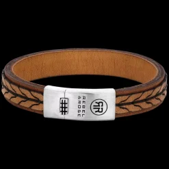 Armband^Rebel & Rose Absolutely Leather - 2 Stranded 925 Cognac |