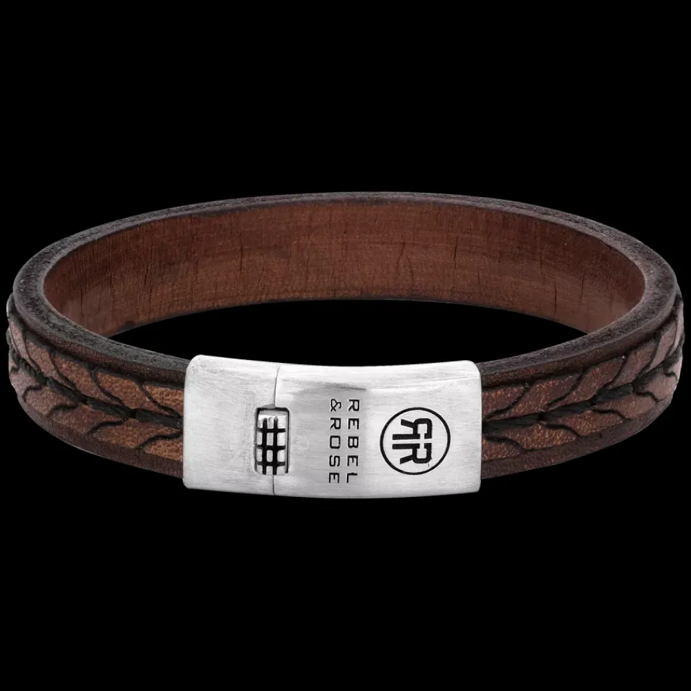 Armband^Rebel & Rose Absolutely Leather - 2 Stranded 925 Earth |