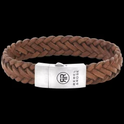 Armband^Rebel & Rose Absolutely Leather - Braided Raw Matt Cognac |