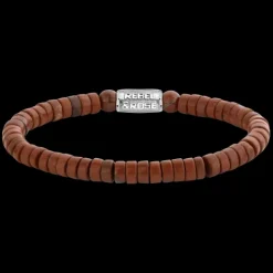 Armband^Rebel & Rose Absolutely Leather - Braided Square 925 Earth |