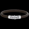 Armband | Armband^Rebel & Rose Absolutely Leather - Half Round Braided Brown |
