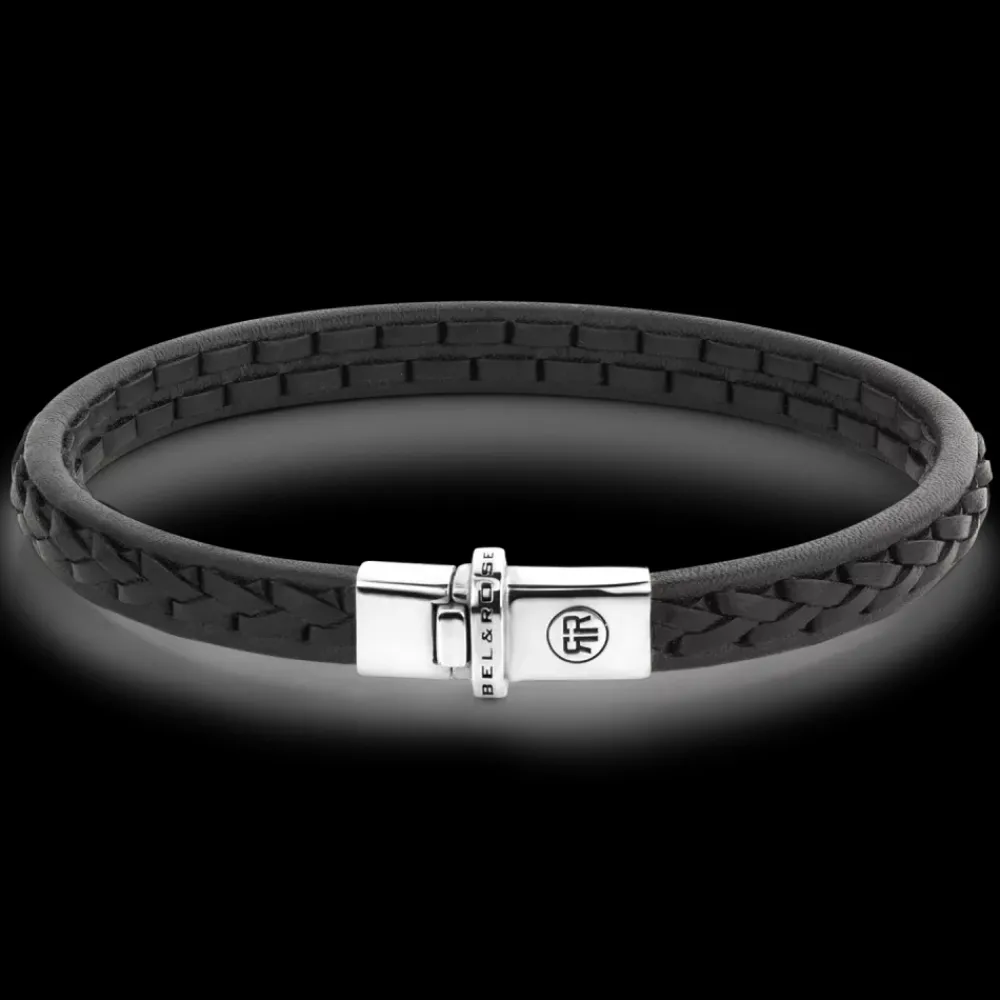 Armband | Armband^Rebel & Rose Absolutely Leather - Single Stranded Black |