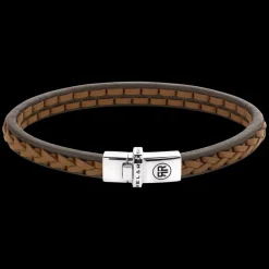 Armband | Armband^Rebel & Rose Absolutely Leather - Single Stranded Brown Cognac |