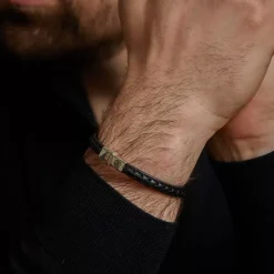 Armband | Armband^Rebel & Rose Absolutely Leather - Single Stranded Black |