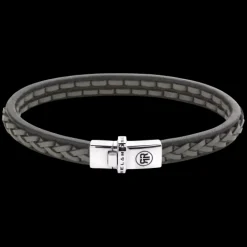 Armband | Armband^Rebel & Rose Absolutely Leather - Single Stranded Black Grey |