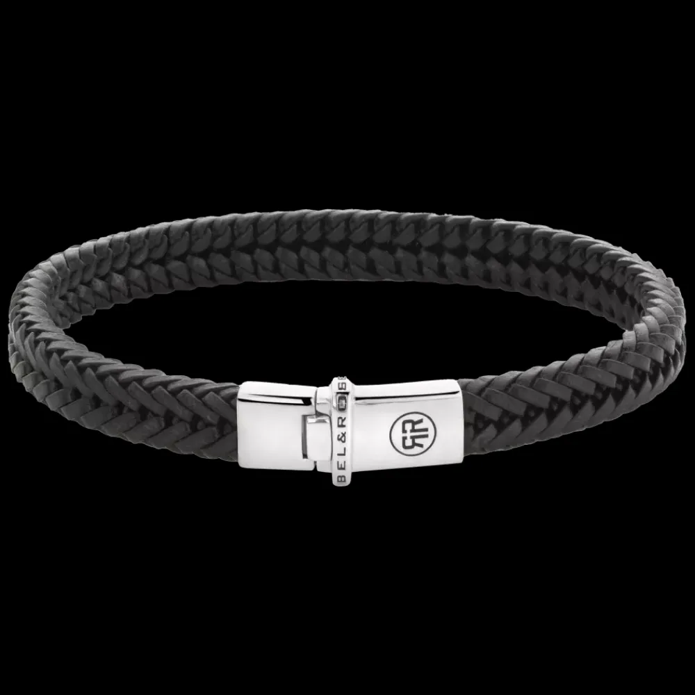 Armband | Armband^Rebel & Rose Absolutely Leather - Small Braided Apollo Black |