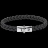 Armband | Armband^Rebel & Rose Absolutely Leather - Small Braided Raw Black |