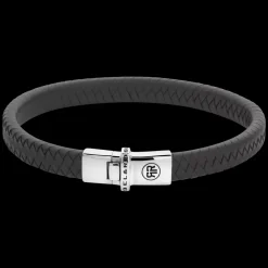 Armband | Armband^Rebel & Rose Absolutely Leather - Small Braided Anthracite |