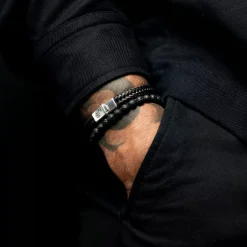 Armband | Armband^Rebel & Rose Absolutely Leather - Small Braided Apollo Black |
