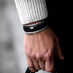 Armband | Armband^Rebel & Rose Absolutely Leather - Small Braided Black |