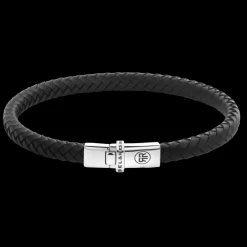Armband | Armband^Rebel & Rose Absolutely Leather - Xtra Small Braided Black |