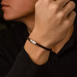 Armband | Armband^Rebel & Rose Absolutely Leather - Xtra Small Braided Brown |
