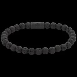 Armband | Armband^Rebel & Rose Black-series - Black Moon - All-Black - 6mm |