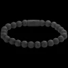Armband^Rebel & Rose Black-series - Mad Panther - All-Black - 8mm |