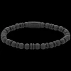 Armband | Armband^Rebel & Rose Black-series - Variations All-Black - 6mm |