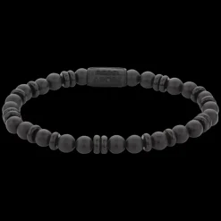 Armband | Armband^Rebel & Rose Black-series - Variations All-Black - 6mm |