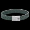 Armband^Rebel & Rose Full Metal Leather - Full Metal Premium 12mm Green |