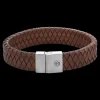 Armband^Rebel & Rose Full Metal Leather - Full Metal Premium 15mm Vintage Brown |