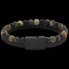 Armband^Rebel & Rose Full Metal Leather - Full Metal Combo 12mm Autumn Storm |