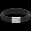 Armband^Rebel & Rose Full Metal Leather - Full Metal Premium Combo 12mm Black |