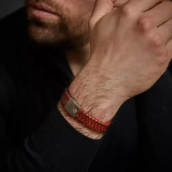 Armband^Rebel & Rose Full Metal Leather - Full Metal Premium 15mm Vintage Brown |
