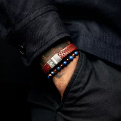 Armband^Rebel & Rose Full Metal Leather - Full Metal Premium 12mm Vintage Brown |
