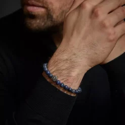 Armband^Rebel & Rose Lion Head - Midnight Blue Lion |
