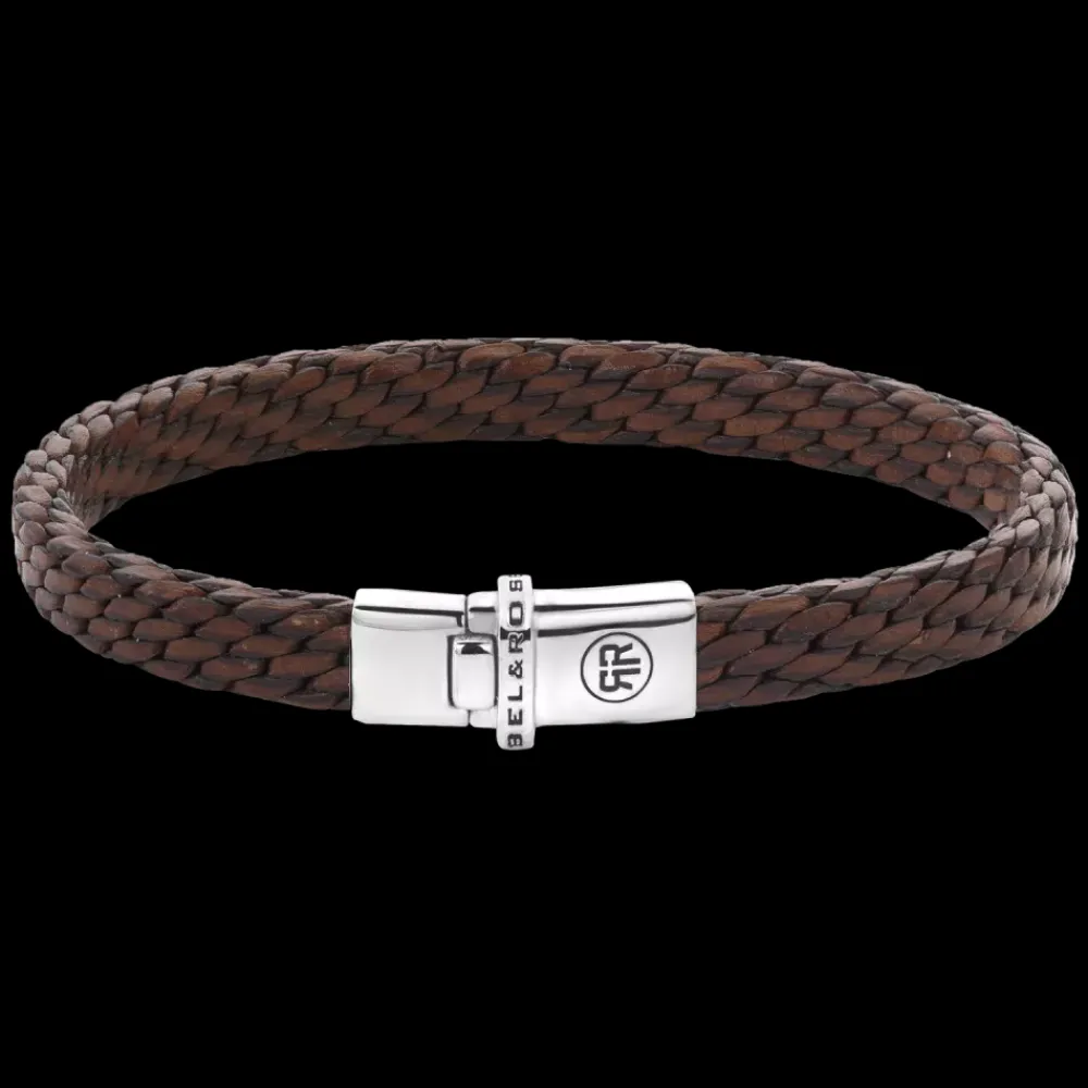 Armband^Rebel & Rose Mastery Collection - Mastery Collection - Woven Small Patina Cognac |