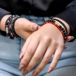 Armband^Rebel & Rose More Balls Than Most - Amazing Grace - Yellowgold ionplated - 4mm |