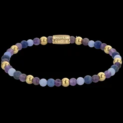 Armband^Rebel & Rose More Balls Than Most - Are Violets Blue? - Yellowgold ionplated - 4mm |