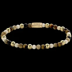 Armband^Rebel & Rose More Balls Than Most - Autumn Love - Yellowgold ionplated - 4mm |