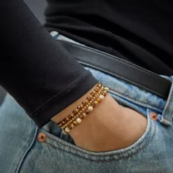 Armband^Rebel & Rose More Balls Than Most - Autumn Love Glam Rocks - 4mm |