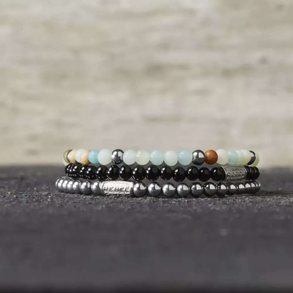 Armband | Armband^Rebel & Rose More Balls Than Most - Black Velvet - 4mm |