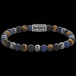 Armband | Armband^Rebel & Rose More Balls Than Most - Blue Rain Vintage - 6mm |