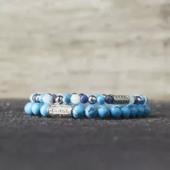 Armband | Armband^Rebel & Rose More Balls Than Most - Blue Summer Vibes - 4mm |