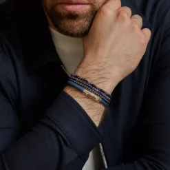Armband | Armband^Rebel & Rose More Balls Than Most - Blue Rain - 4mm |