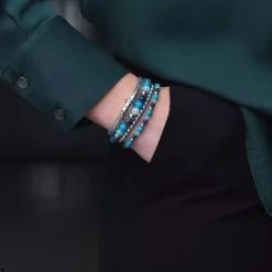 Armband^Rebel & Rose More Balls Than Most - Blue Summer Vibes - 6mm |