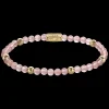 Armband^Rebel & Rose More Balls Than Most - Cherry Rose - Yellowgold ionplated - 4mm |