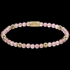 Armband^Rebel & Rose More Balls Than Most - Cherry Rose - Yellowgold ionplated - 4mm |