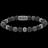 Armband^Rebel & Rose More Balls Than Most - Grey Rocks Vintage - 8mm |