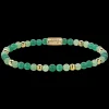 Armband | Armband^Rebel & Rose More Balls Than Most - Green Morning Vibes - Yellowgold ionplated - 4mm |