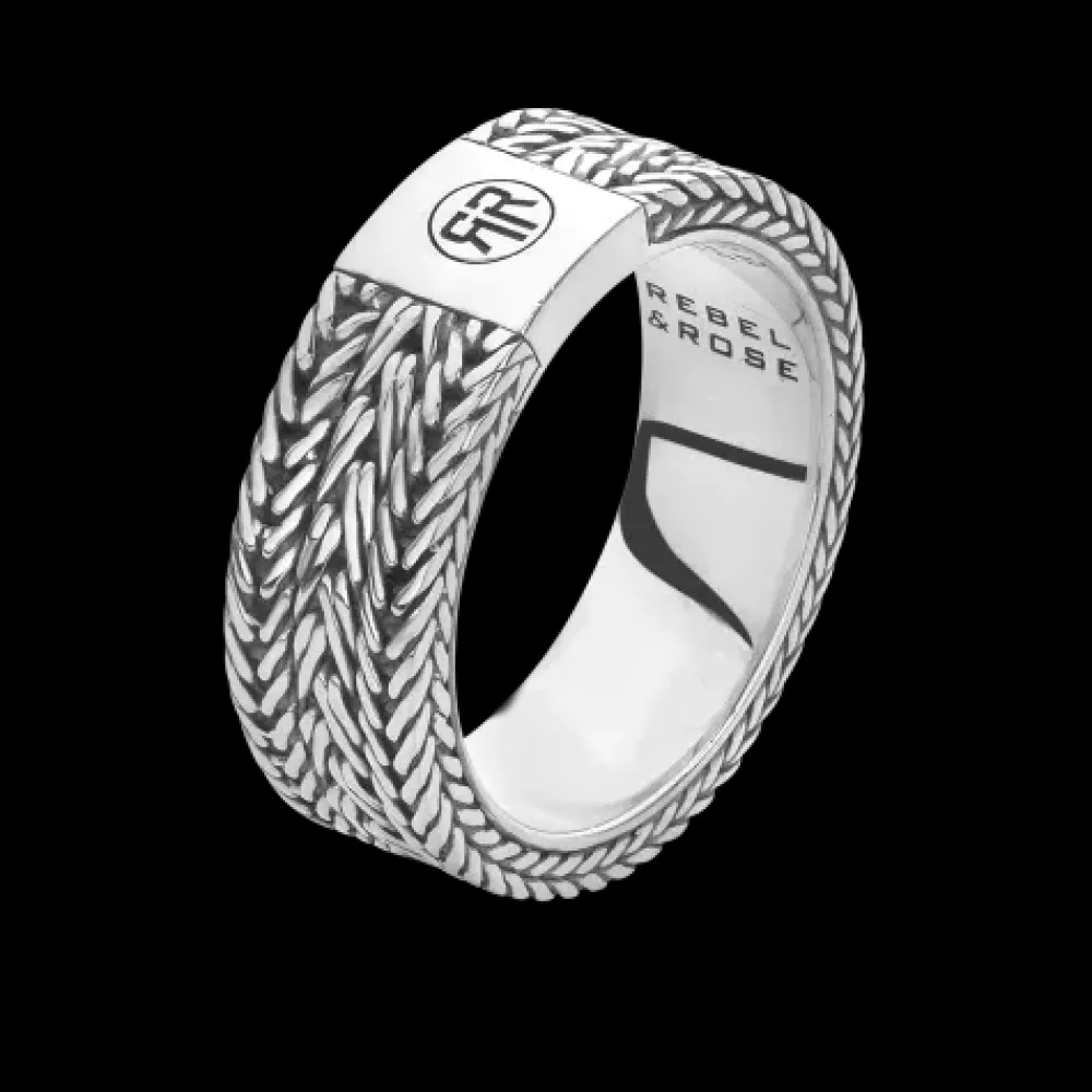 Armband^Rebel & Rose More Balls Than Most - Grey Rocks Vintage - 8mm |