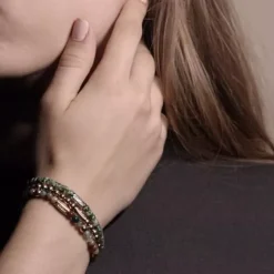 Armband^Rebel & Rose More Balls Than Most - Indian Summer- Rosegold ionplated - 4mm |