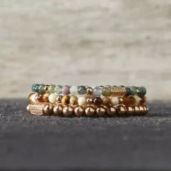 Armband^Rebel & Rose More Balls Than Most - Indian Summer- Rosegold ionplated - 4mm |