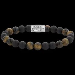 Armband^Rebel & Rose More Balls Than Most - Matt Tiger Lily Twist - 8mm |