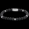 Armband^Rebel & Rose More Balls Than Most - Matt Black Madonna - 6mm |