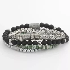 Armband^Rebel & Rose More Balls Than Most - Matt Black Madonna - 6mm |
