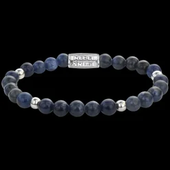 Armband | Armband^Rebel & Rose More Balls Than Most - Midnight Blue Silver - 6mm |