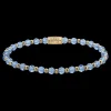 Armband^Rebel & Rose More Balls Than Most - Mix Winter Blues Glam Rocks - 4mm |