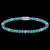Armband^Rebel & Rose More Balls Than Most - Mix Blue Summer Glam Rocks - 4mm |